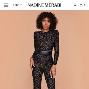 Nadine Marabi large jumpsuit in black